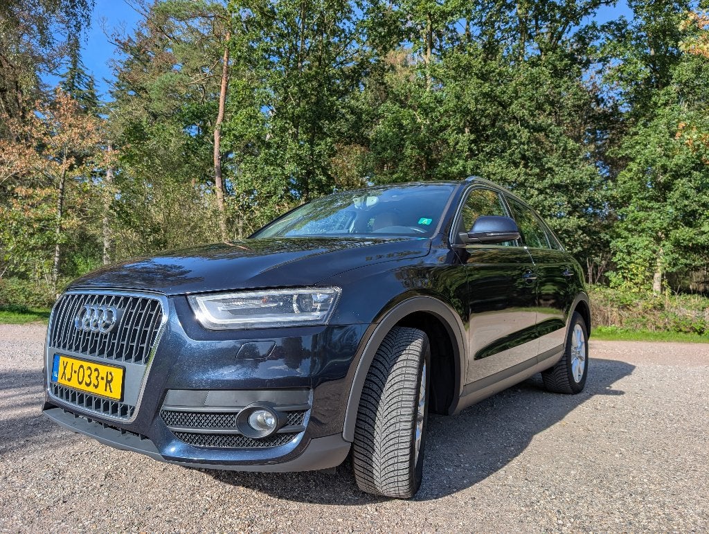 Audi Q3 Quattro 2.0 TFSI Pro Line / Xenon / Leren bekleding, Beige, 4 cilinders, 1984 cc, Blauw