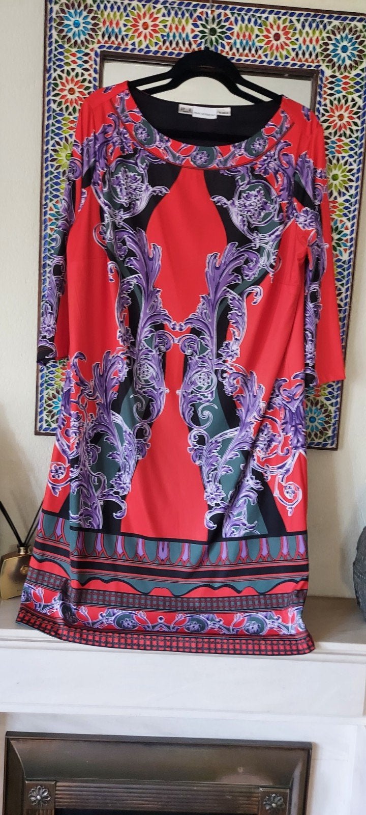 Amy Vermont prachtige stretch travel jurk maat 48 zgan, Ophalen of Verzenden, Zo goed als nieuw, Maat 46/48 (XL) of groter, Zwart