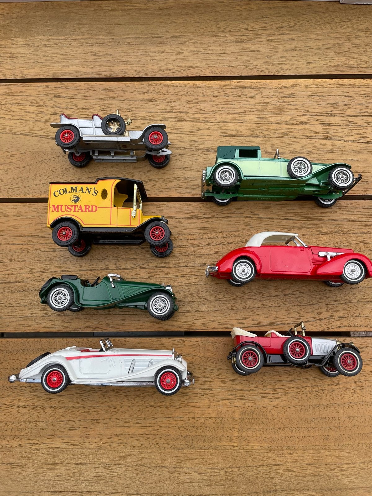 7 vintage Matchbox oldtimers, Models of Yesteryear jaren ’70, Ophalen of Verzenden, Gebruikt, Auto