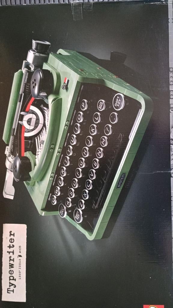 Lego Ideas Typewriter (21327) - Zo goed als nieuw, Ophalen, Compleet, Lego, Complete set