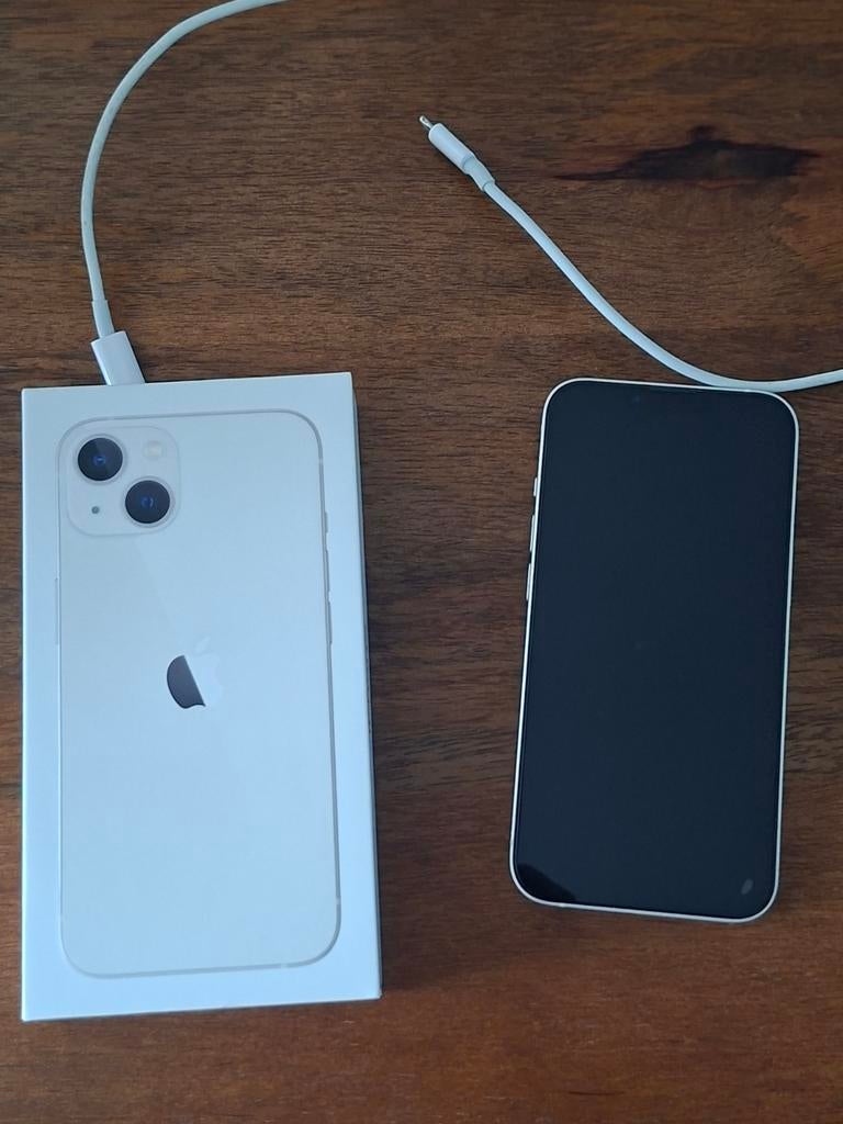 iPhone 13  wit 128 GB in zeer nette staat, Ophalen, 128 GB, Wit, IPhone 13