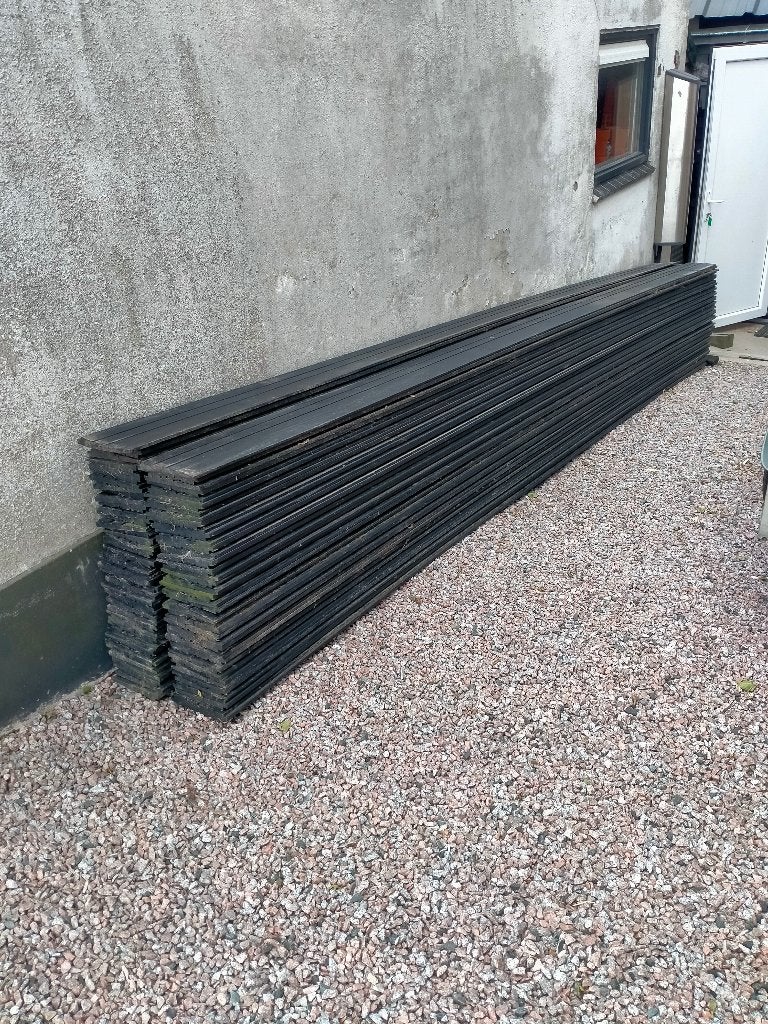 Zwarte Zweedse potdekselplanken, Ophalen, Minder dan 25 mm, Zo goed als nieuw, Plank