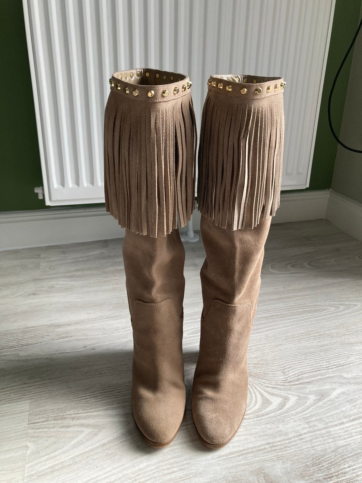 Michael Kors laarzen, Hoge laarzen, Bruin, Ophalen of Verzenden, Zo goed als nieuw