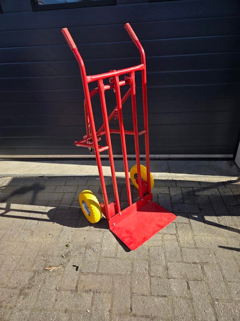 Steekwagen + steunwiel, Ophalen of Verzenden