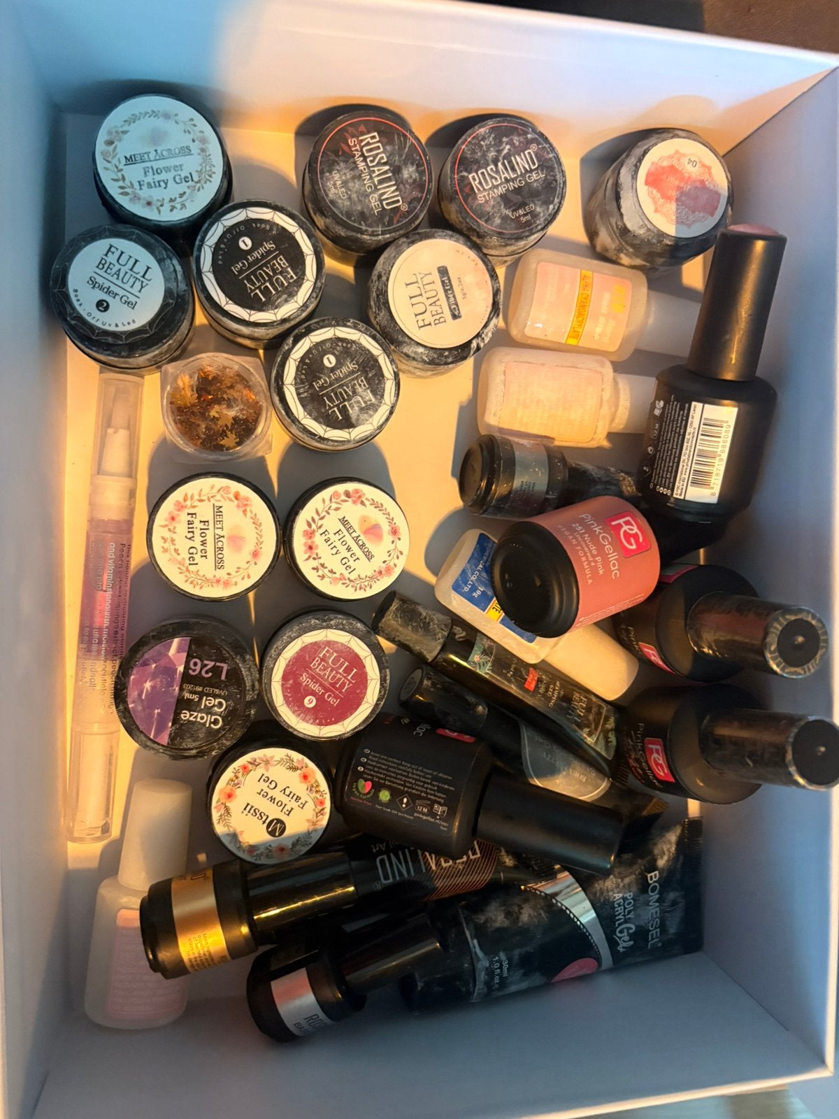 Partij gellac nagellak, Ophalen of Verzenden, Zo goed als nieuw, Handen en Nagels