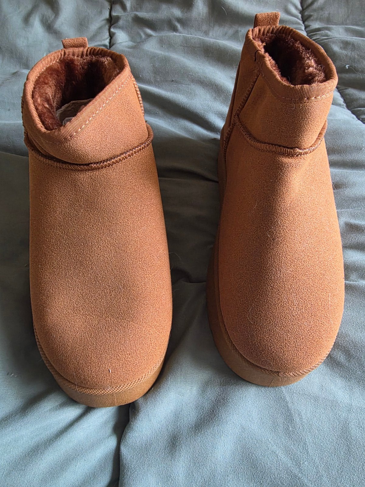 Bruine enkellaarzen (soort ugg model) maat 41, Ophalen of Verzenden, Nieuw, Bruin
