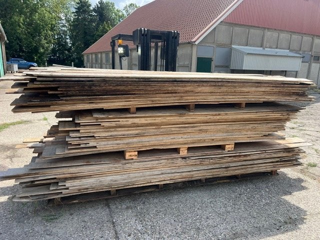 Planken, Eikenhout, 445 m2 Afrikaans Eiken, Ophalen, Minder dan 25 mm, Eiken, Nieuw