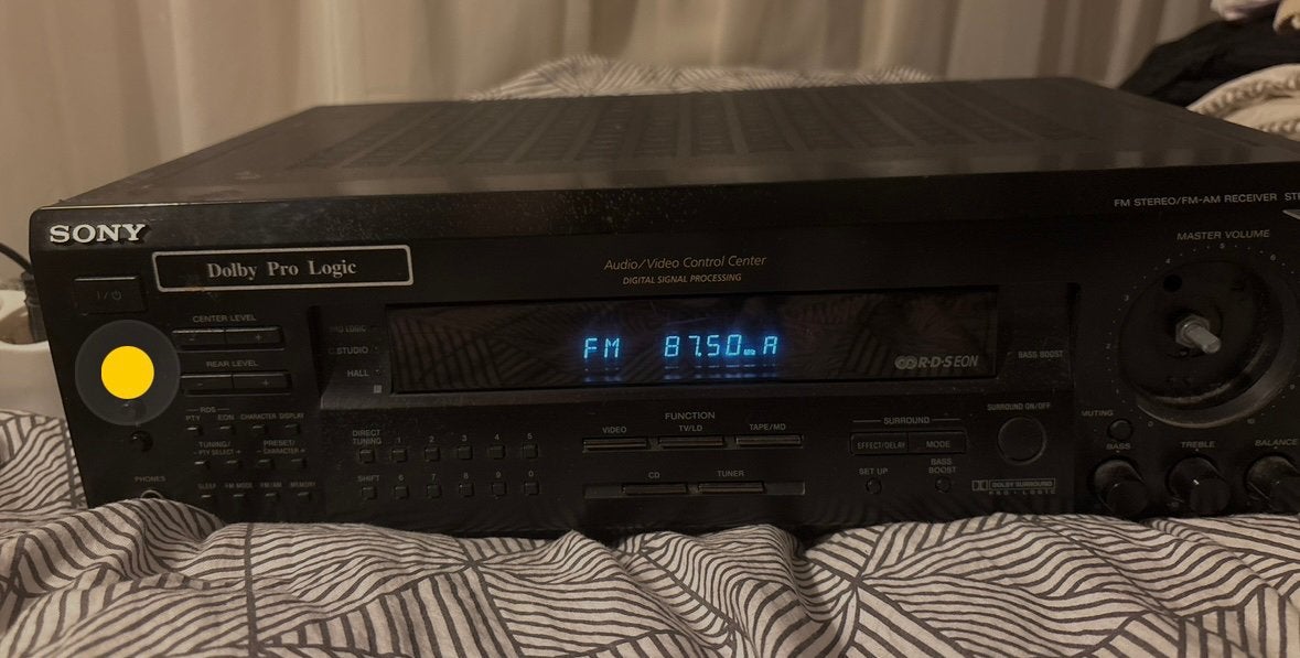 Sony versterker, Gebruikt, Ophalen of Verzenden, Sony, 120 watt of meer
