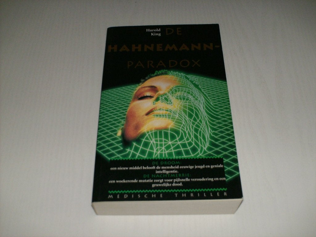 de hahnemann-paradox z.g.a.n, Ophalen of Verzenden, Zo goed als nieuw, Harold king
