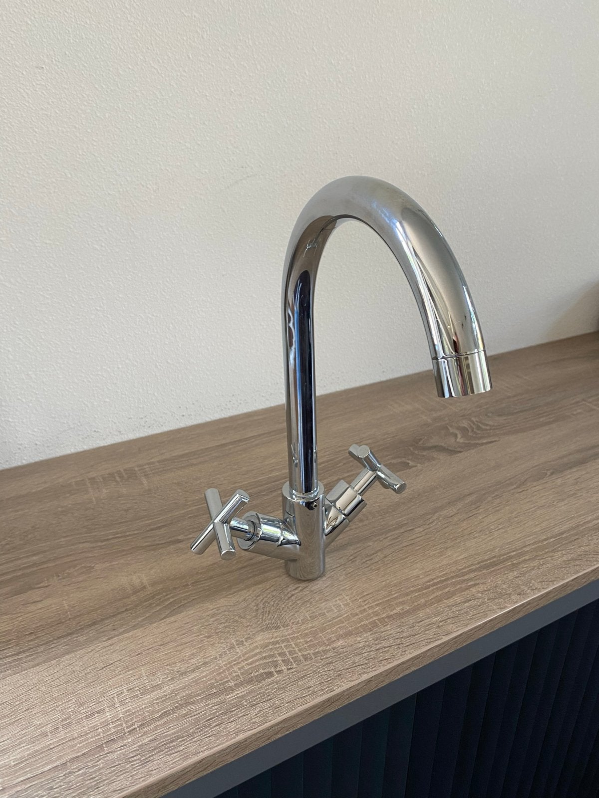Crosswater MPRO Crosshead Wastafelkraan Chroom, Doe-het-zelf en Verbouw, Ophalen, Nieuw, Chroom, Kraan