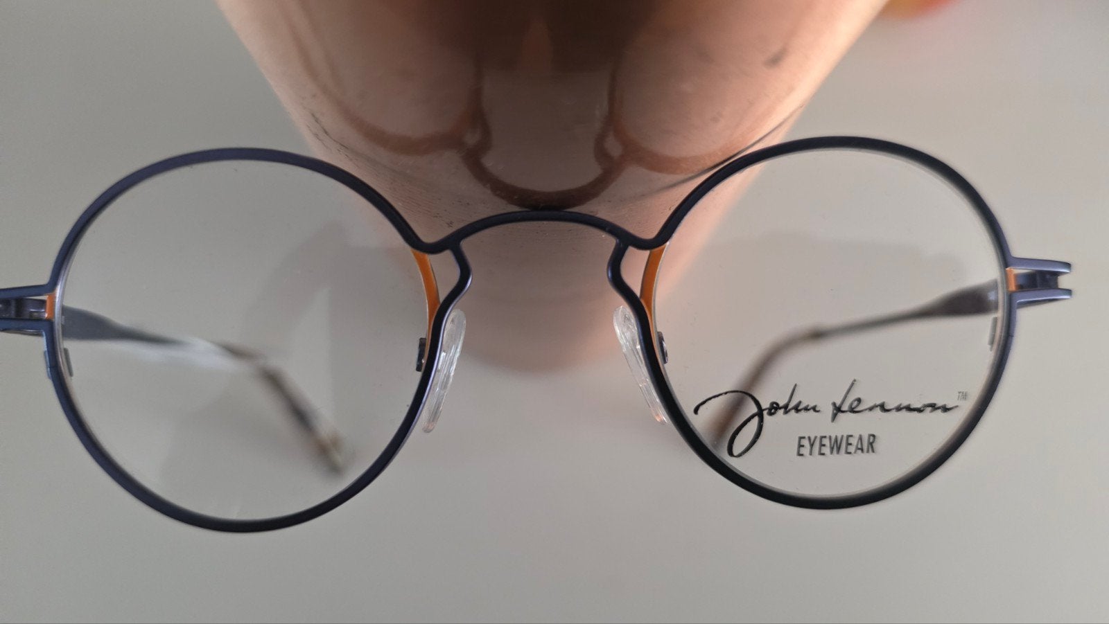 Brilmontuur nieuw John Lennon Eyewear JO214 bril met leren e, Overige merken, Overige kleuren, Nieuw, Ophalen of Verzenden