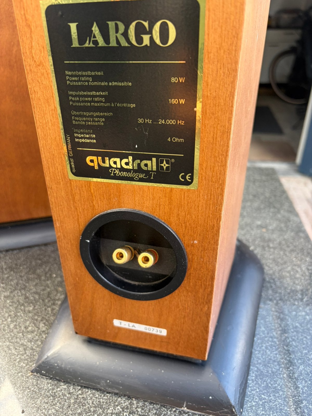 Largo quadral speakers, Ophalen, Zo goed als nieuw, Overige merken