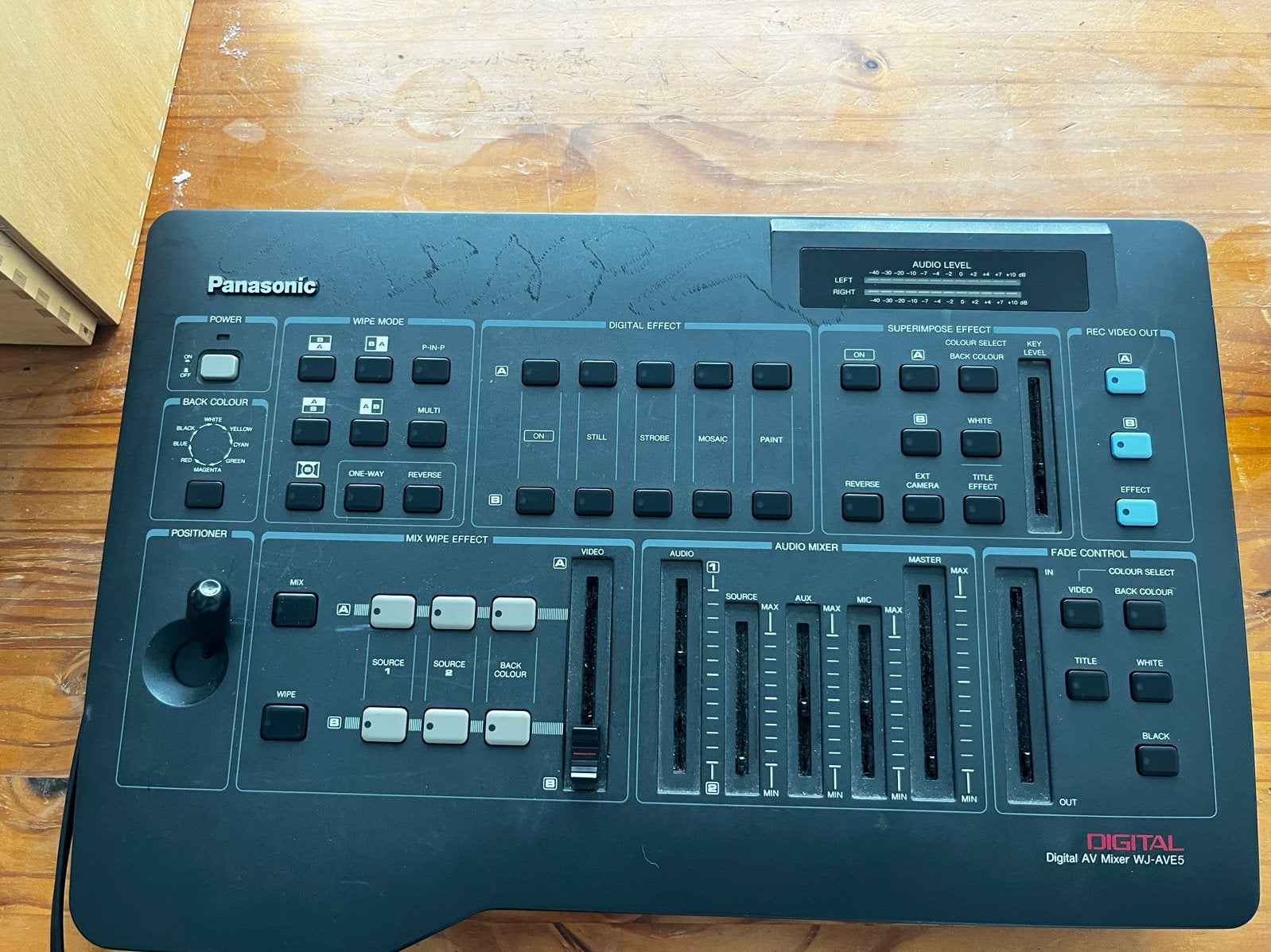 Panasonic Digital AV Mixer WJ-AVE5 met kabels, Ophalen of Verzenden, Gebruikt, Video
