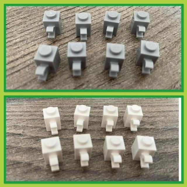 lego basis blokjes 1x1 met klemmetje 0.70/setje van 8 stuks, Ophalen of Verzenden, Nieuw, Losse stenen, Lego
