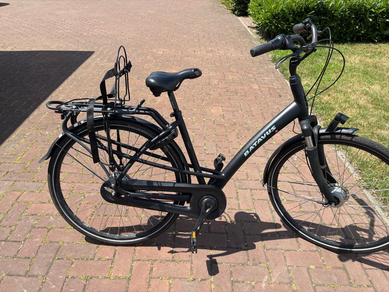Batavus Mambo Damesfiets - 48 cm framehoogte, Ophalen, Gebruikt, Velgrem, 47 tot 50 cm