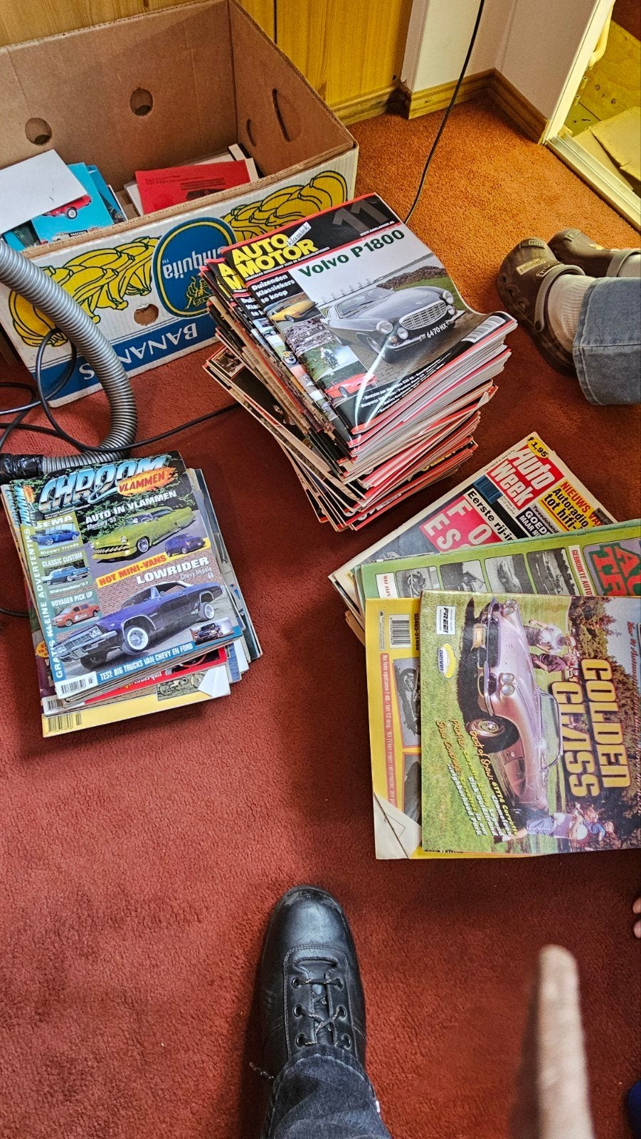 Grote collectie autotijdschriften - Chroom, Auto Motor, Boeken, Ophalen, Gelezen, Overige typen
