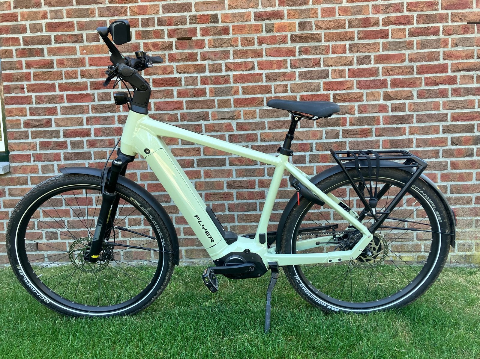 Flyer Upstreet 7.23 E-bike met Panasonic motor en GPS, Zo goed als nieuw, 50 km per accu of meer, 55 tot 59 cm, Ophalen