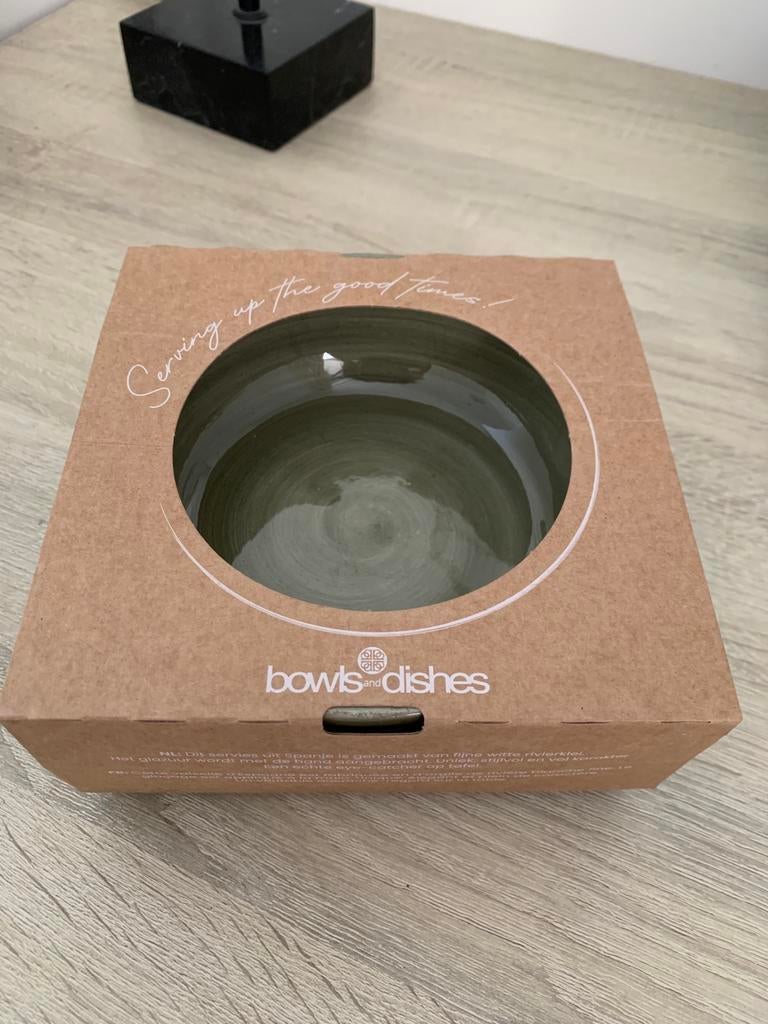 Groene kommen - Bowls and dishes, Ophalen, Zo goed als nieuw, Overige stijlen, Kom(men)