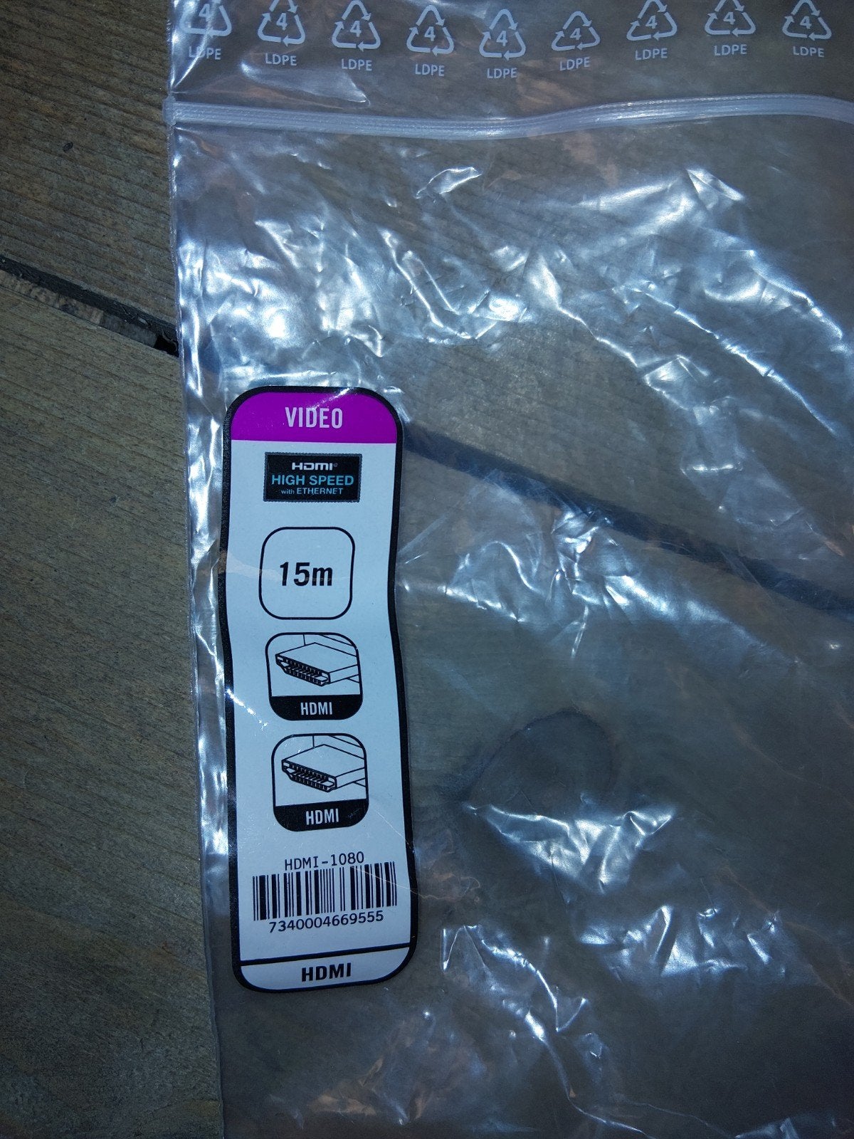 Nieuwe Deltaco HDMI High Speed kabel 15m, Ophalen of Verzenden, Nieuw, 10 meter of meer, HDMI-kabel