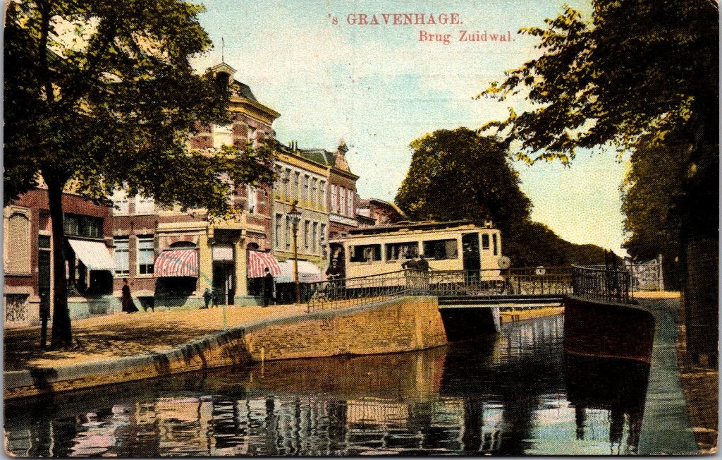 Den Haag 's-Gravenhage - 5 antieke ansichtkaarten Zuidwal, Verzenden, Voor 1920, Gelopen, Zuid-Holland