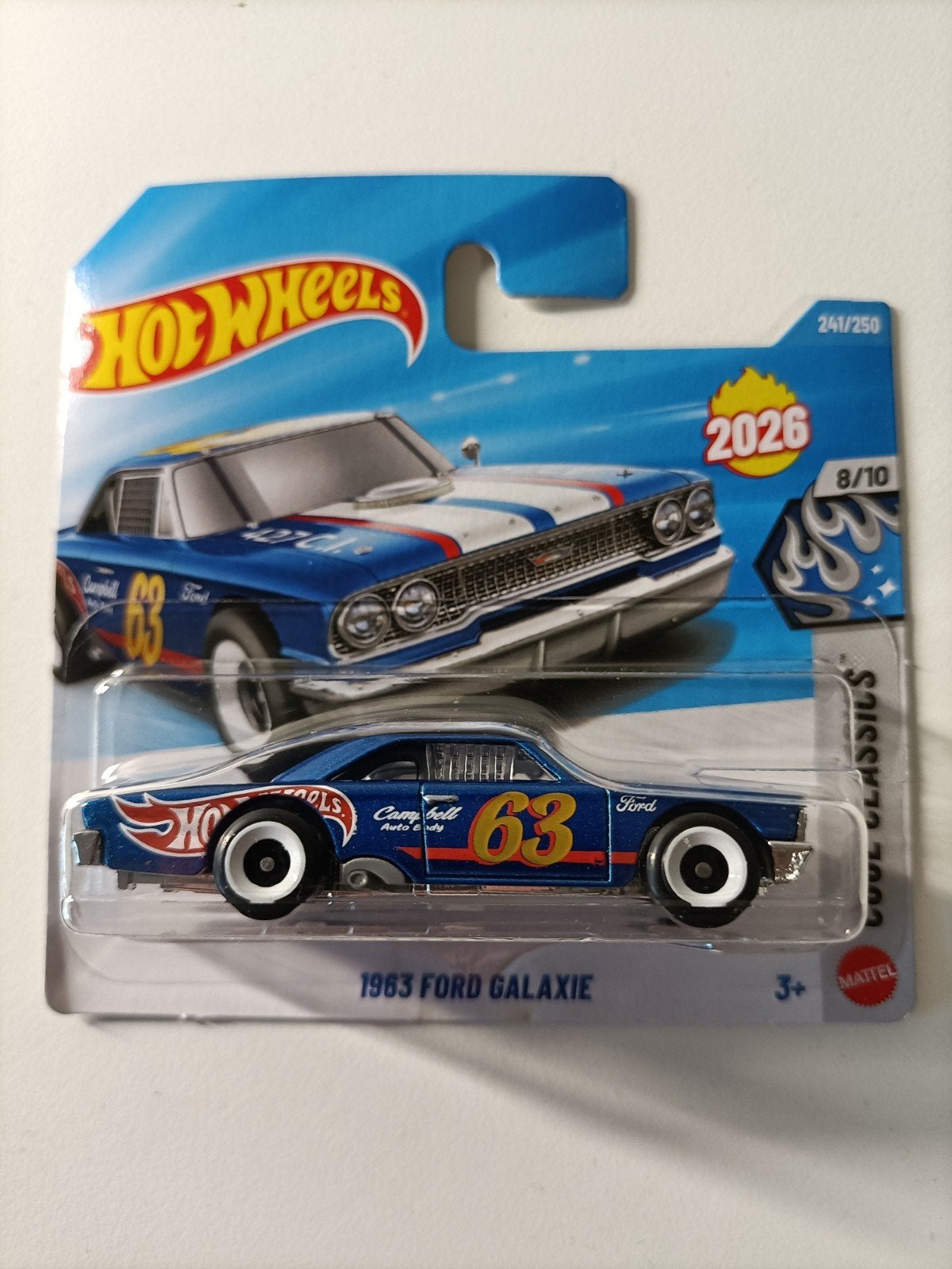 Hot Wheels 1963 Ford Galaxie Cool Classics 2026, Ophalen of Verzenden, Nieuw, Overige typen