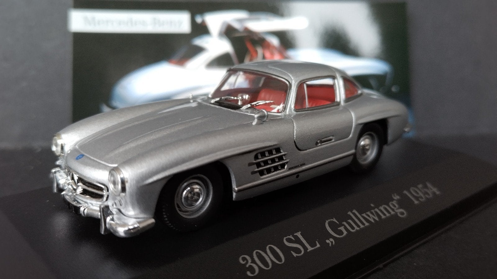 Mercedes Benz 300 SL Gullwing 1955 1:43 Eaglemoss Pol, Overige merken, Auto, ., Nieuw