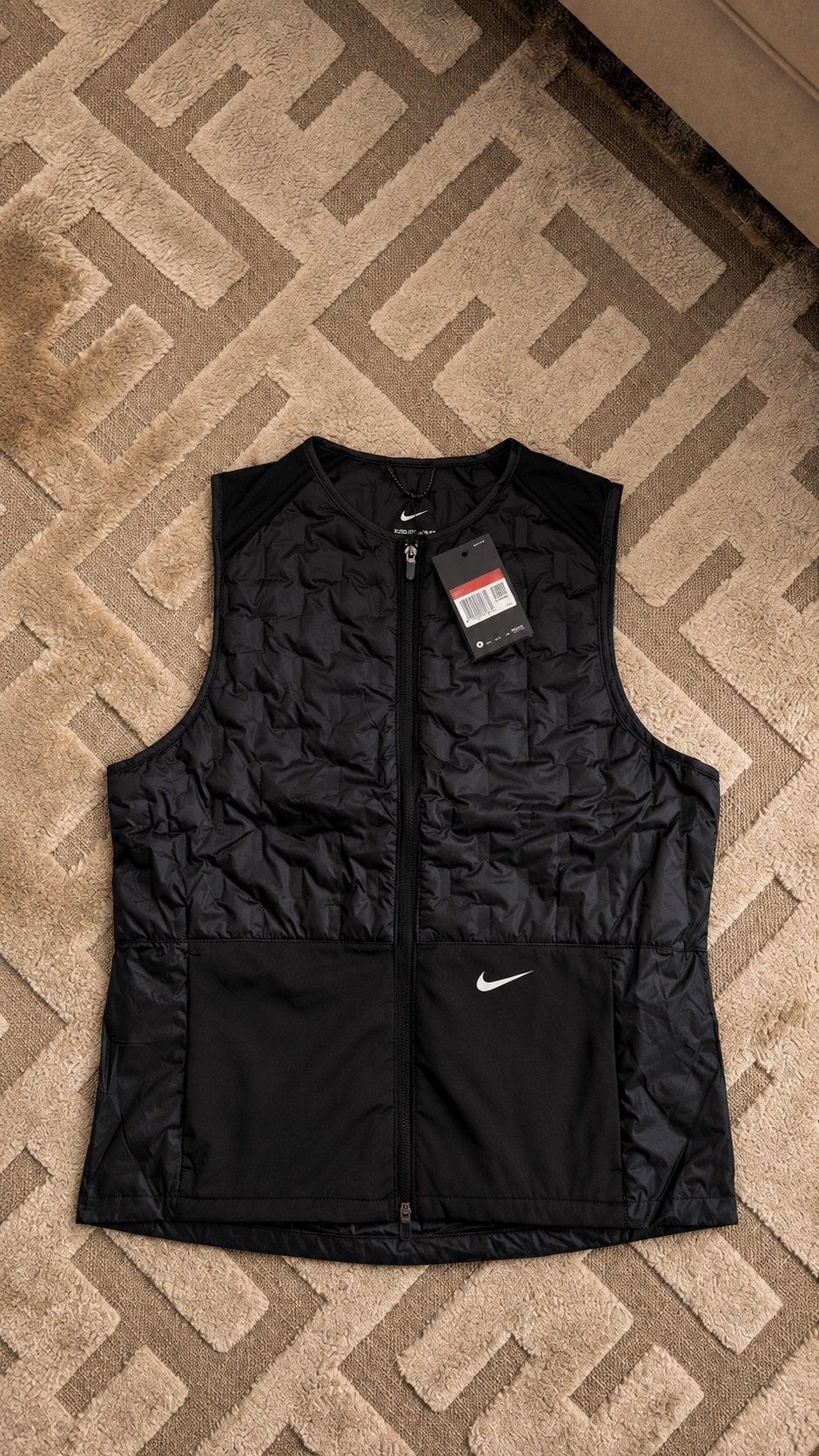 Nike AeroLoft Running Gilet Zwart XL, Ophalen of Verzenden, Nieuw, Maat 56/58 (XL), Zwart