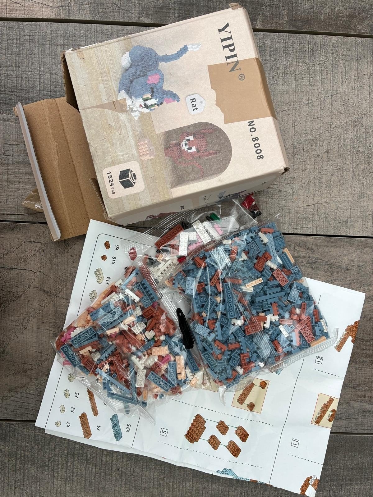 YIPIN Tom & Jerry Micro-Bouwstenen alternatief micro lego, Kinderen en Baby's, Ophalen of Verzenden, Nieuw, Complete set