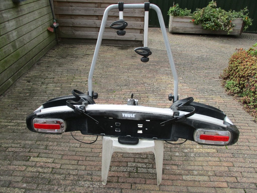 Thule Euroclassic G6 928 fietsdrager voor 2 fietsen + E-Bike, Ophalen, Elektrische fiets, Zo goed als nieuw, 2 fietsen
