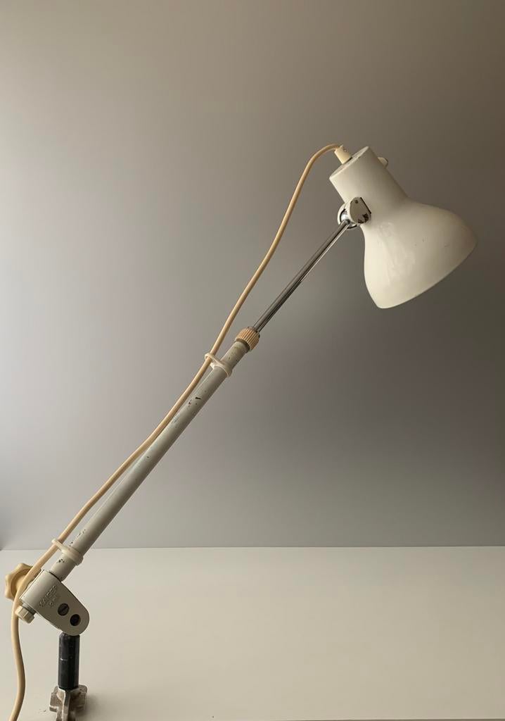 Kaiser Idell 60s arbeidslampe silence of the lamps, Gebruikt, Ophalen of Verzenden, Bauhaus mid century vintage design, Metaal