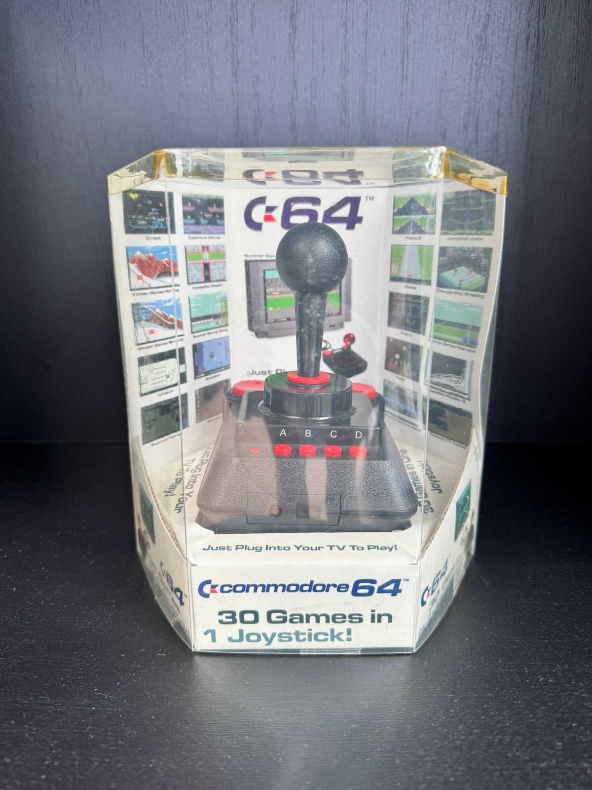 Commodore 64 TV Joystick incl 30 spellen, 1 speler, Nieuw, Eén computer, Ophalen of Verzenden