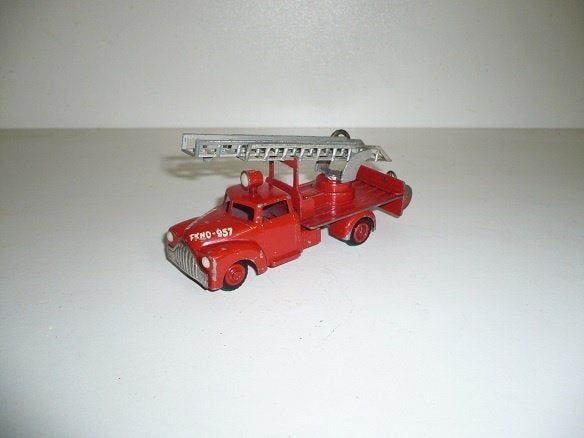 Tekno Denmark Dodge Brandweer Ladderwagen, Ophalen of Verzenden, Gebruikt, Bus of Vrachtwagen, Tekno