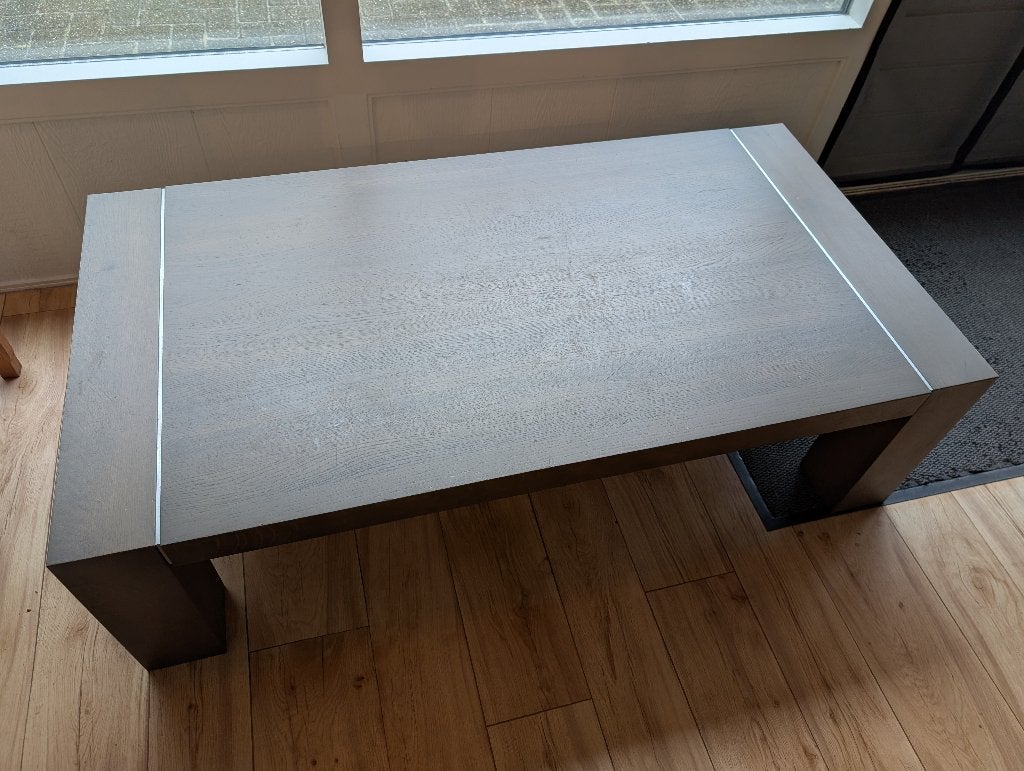 Salontafel, Ophalen, Gebruikt, 100 tot 150 cm, Eikenhout