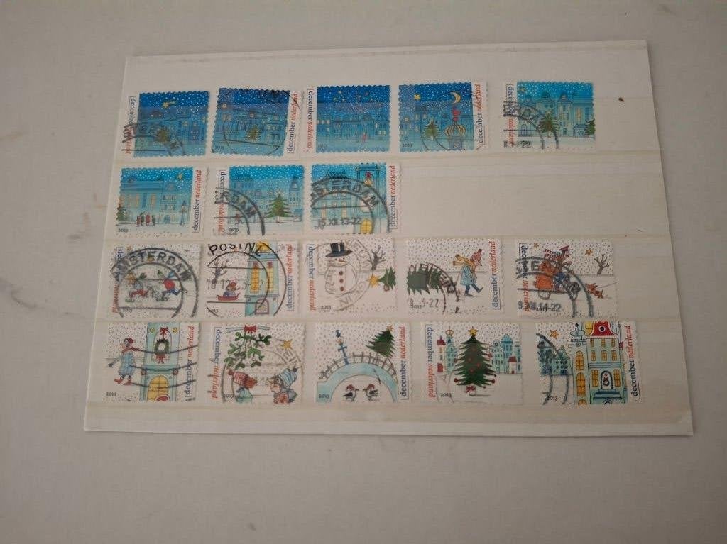 Decemberzegels 2013, Postzegels en Munten, Ophalen of Verzenden, Gestempeld