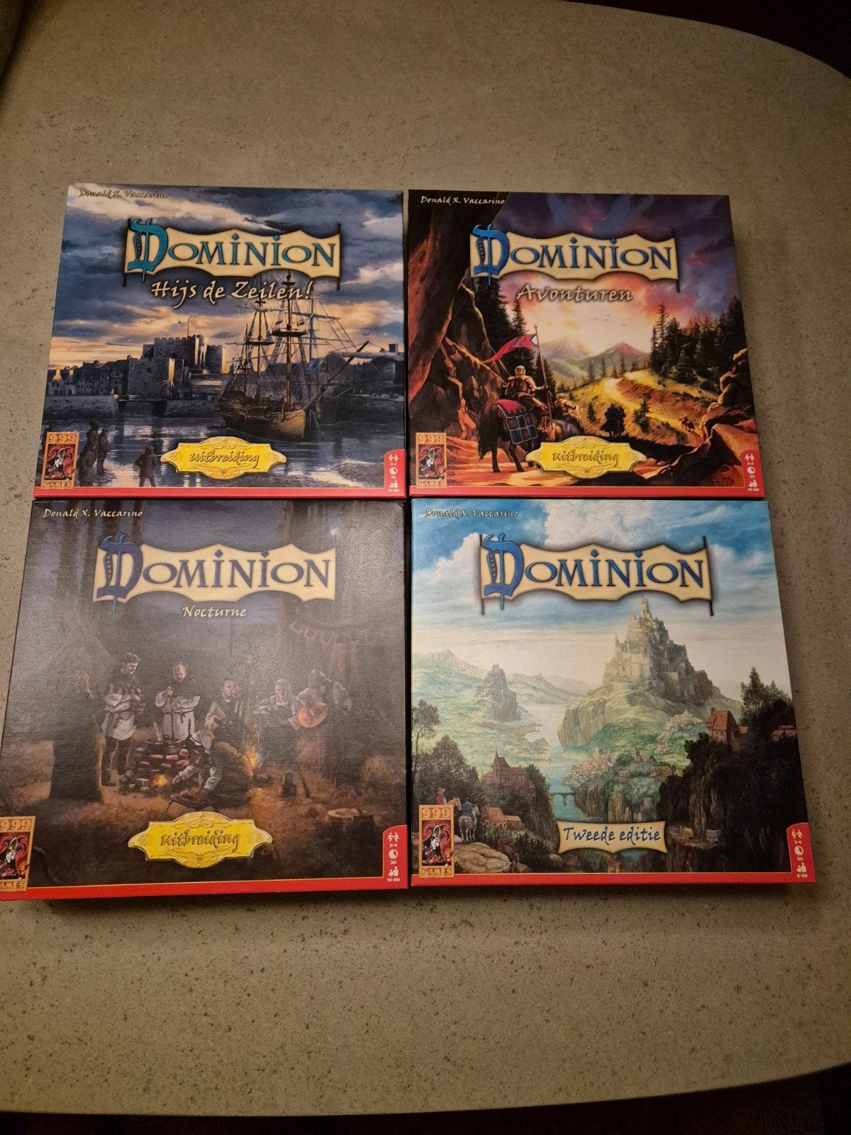 Dominion met 3 Uitbereidingen zie omschrijving In superstaat, Nieuw, Ophalen of Verzenden, Drie of vier spelers, 999games