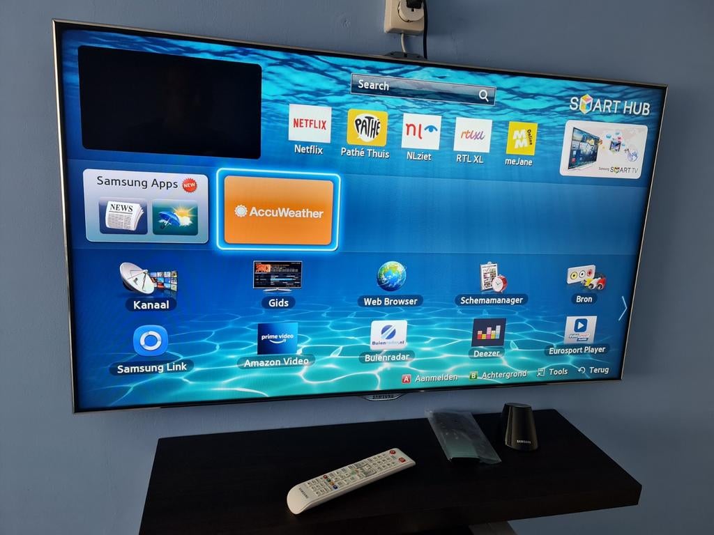 Samsung TV UE46ES8000SXXN zonder voet met nieuwe muurbeugel, Ophalen, LED, 50 Hz, Zo goed als nieuw