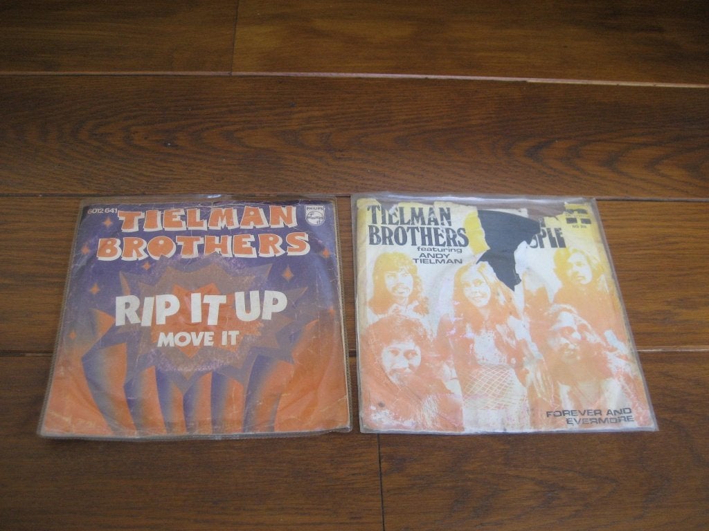 Early sixties indorock tielman brothers, Cd's en Dvd's, Gebruikt, 7 inch, Single, Ophalen of Verzenden