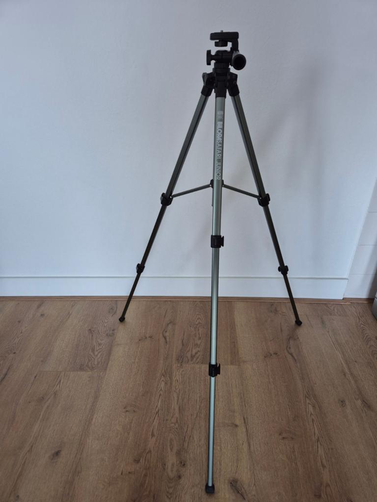 Te koop zogoed als nieuw statief., Ophalen of Verzenden, Zo goed als nieuw, Minder dan 150 cm, Driepoot
