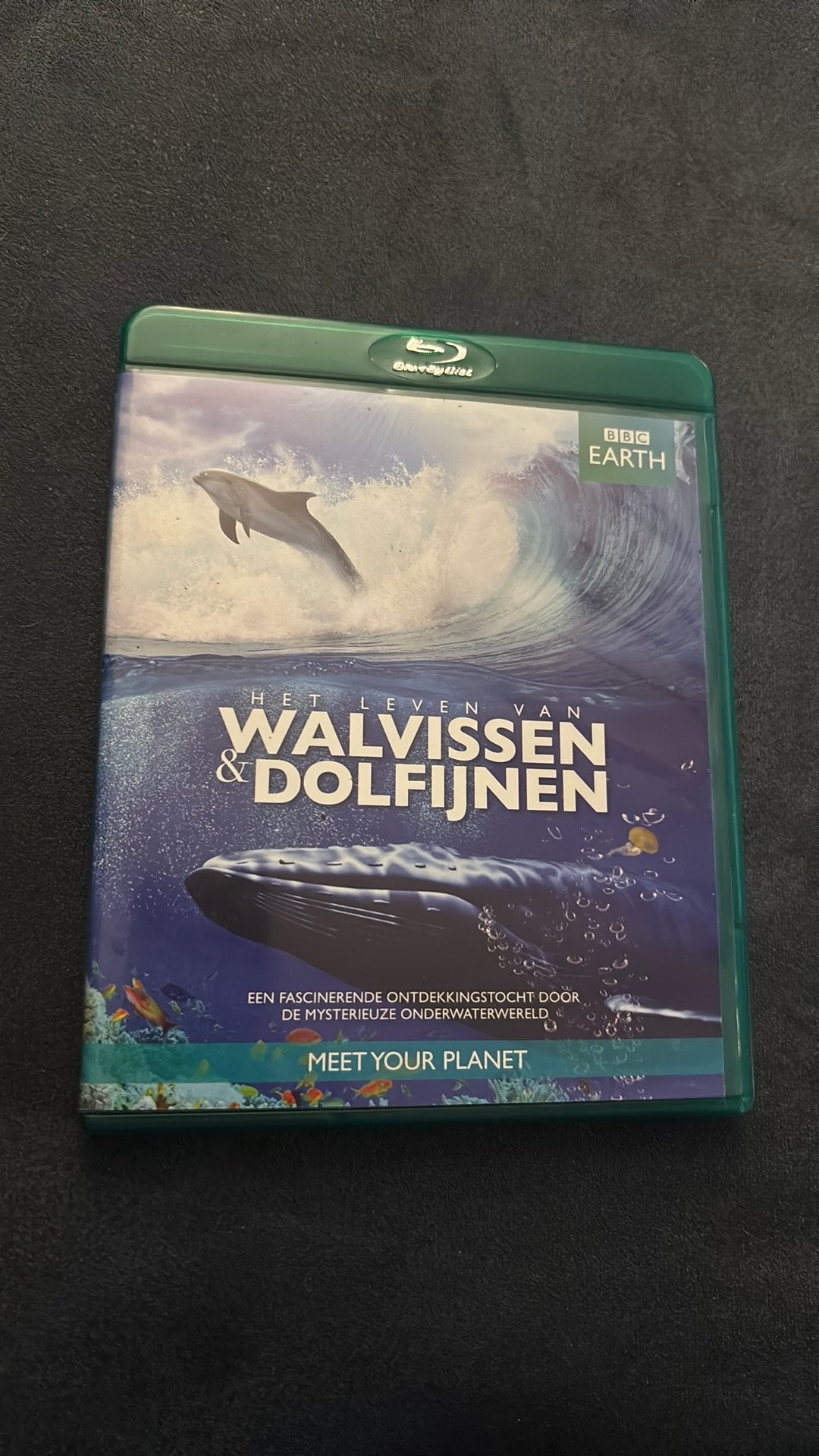 HET LEVEN VAN WALVISSEN EN DOLFIJNEN BLU-RAY, Alle leeftijden, Ophalen of Verzenden, Zo goed als nieuw