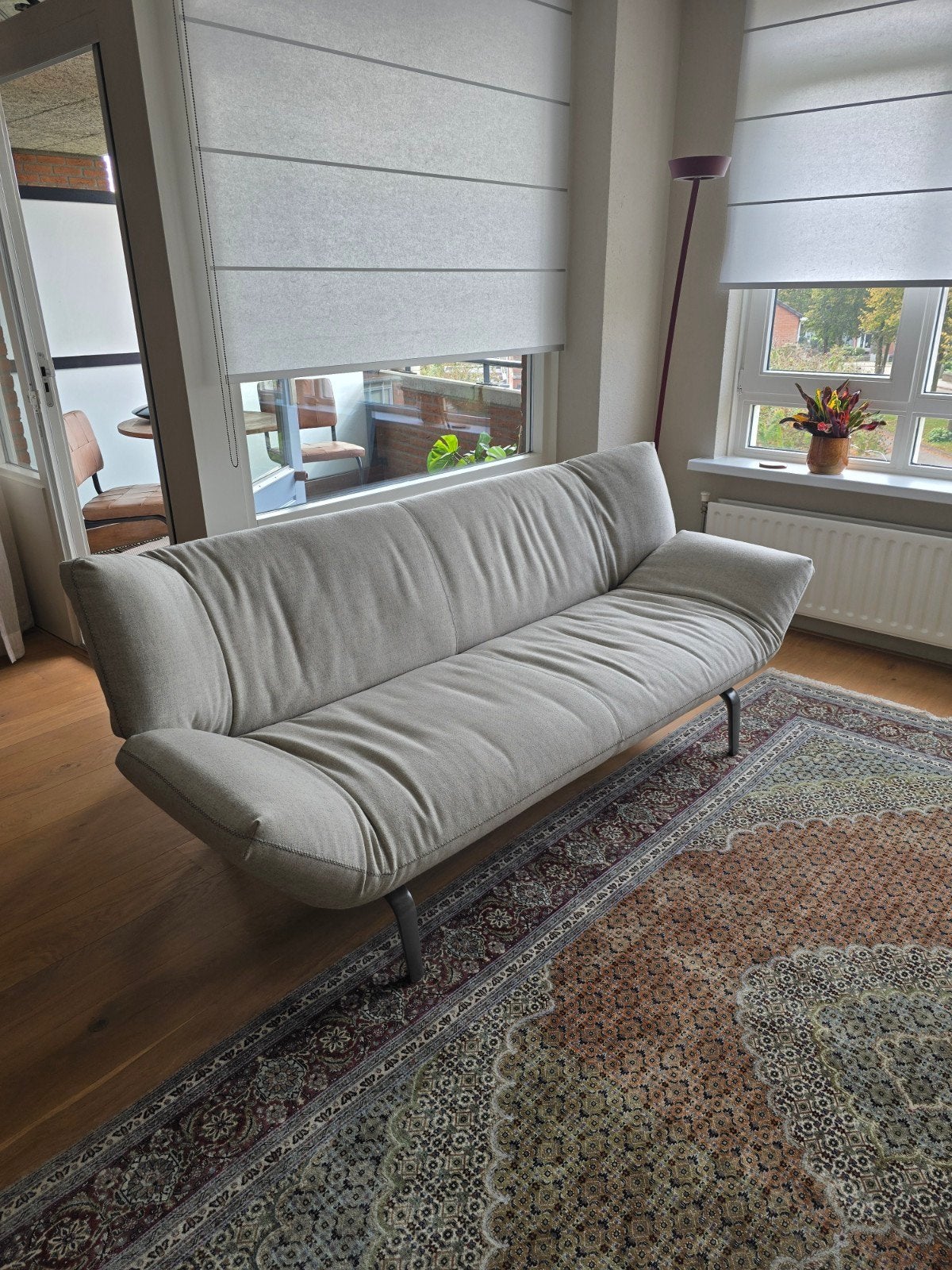 leolux bank Devon 3 zits, Ophalen, 100 tot 125 cm, Driepersoons, Zo goed als nieuw