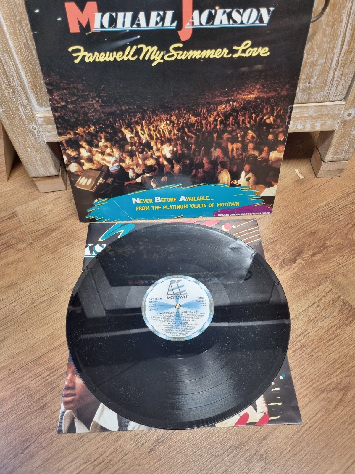 lp Michael Jackson – Farewell My Summer Love +poster, Ophalen of Verzenden, LP