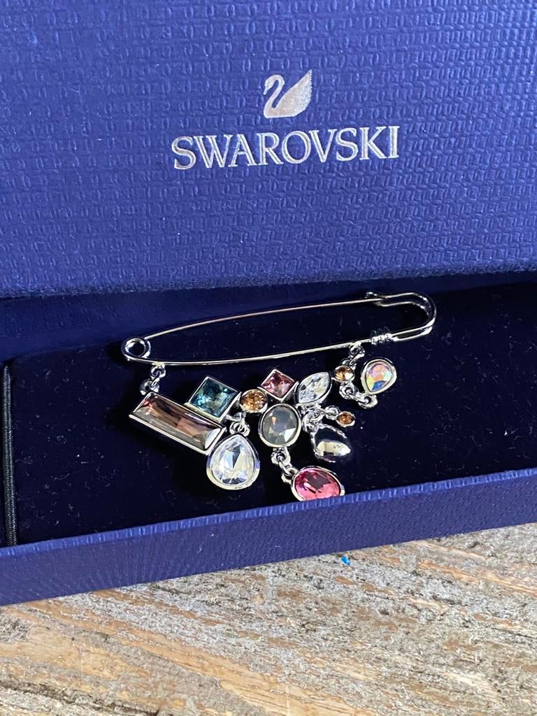 Swarovski broche, Verzamelen, Swarovski, Ophalen of Verzenden, Zo goed als nieuw, Sieraad of Horloge