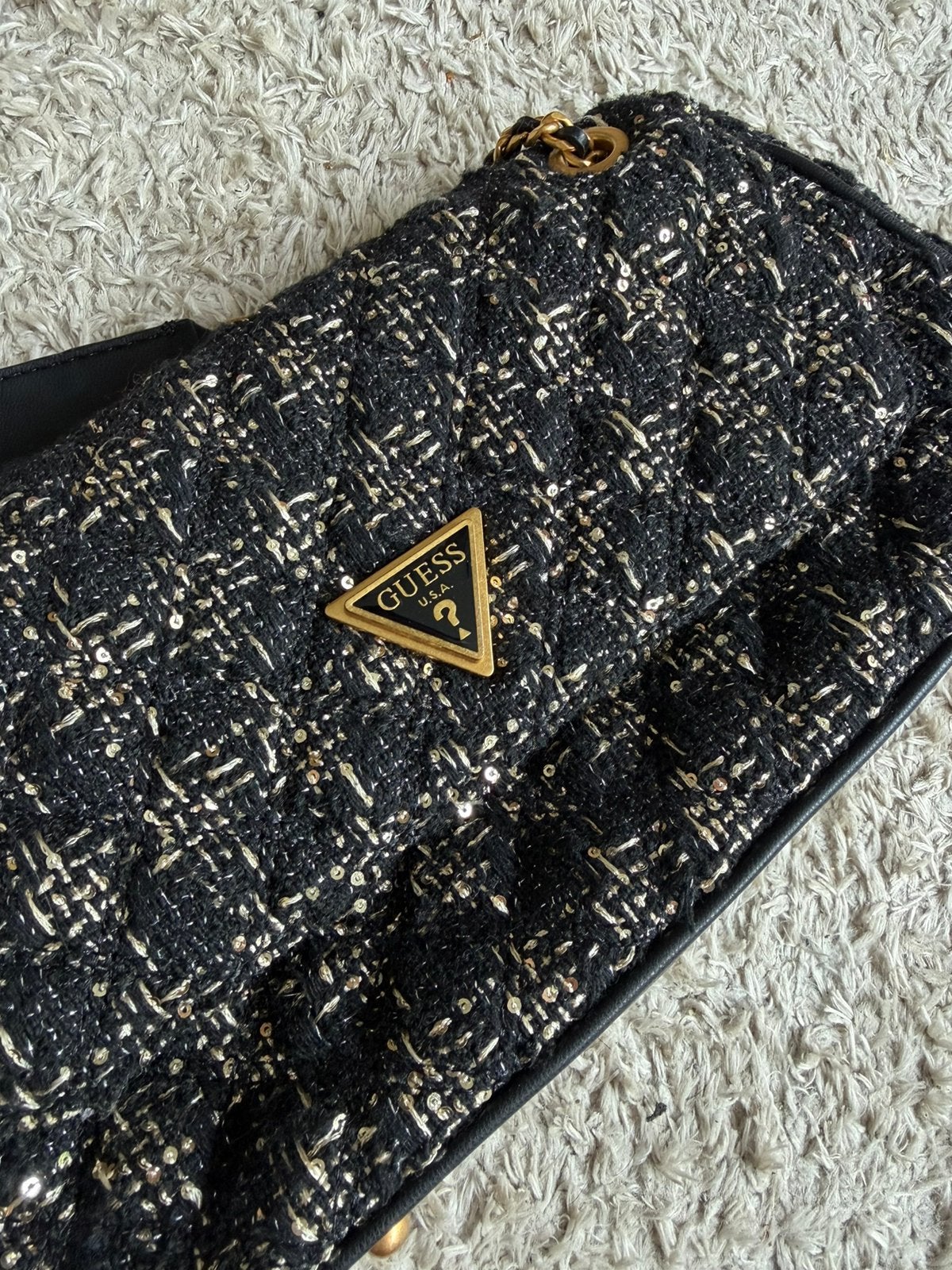 Mooie Guess tas, Ophalen of Verzenden, Nieuw, Zwart, Met patroon