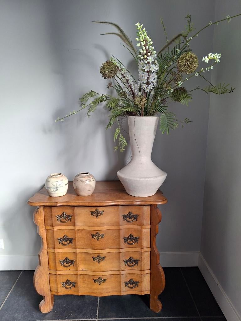 Antiek Klein Servieskastje / Commode met Lades, Ophalen of Verzenden