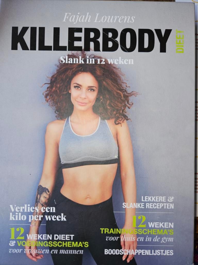 Fajah Lourens Killerbody Dieet: Slank in 12 weken, Ophalen, Gelezen, Dieet en Voeding, Fajah Lourens