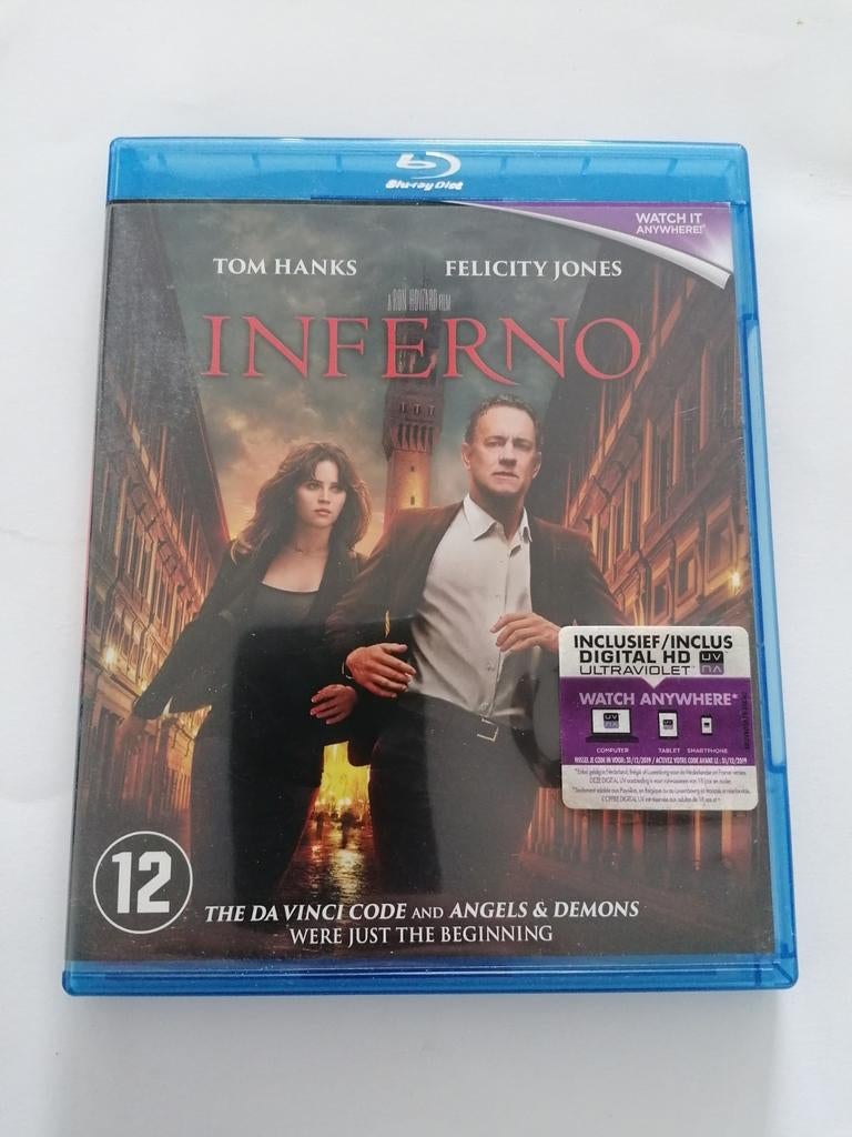Inferno - Blu-Ray DVD, Cd's en Dvd's, Blu-ray, Ophalen of Verzenden, Zo goed als nieuw, Actie