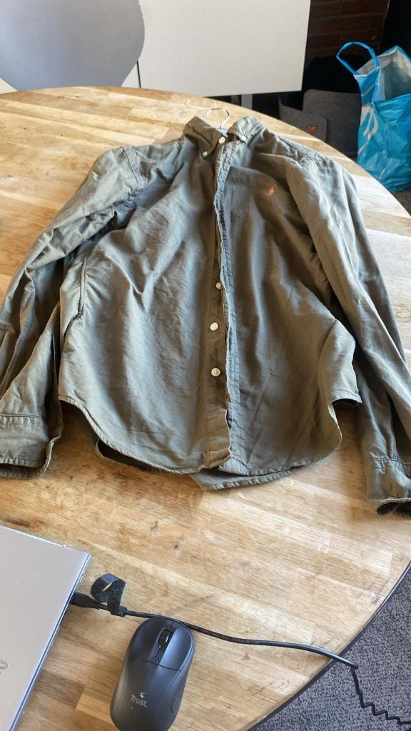 Ralph Lauren groene blouse – maat XS – nette staat, Kleding | Heren, Halswijdte 38 (S) of kleiner, Ralph Lauren, Ophalen of Verzenden