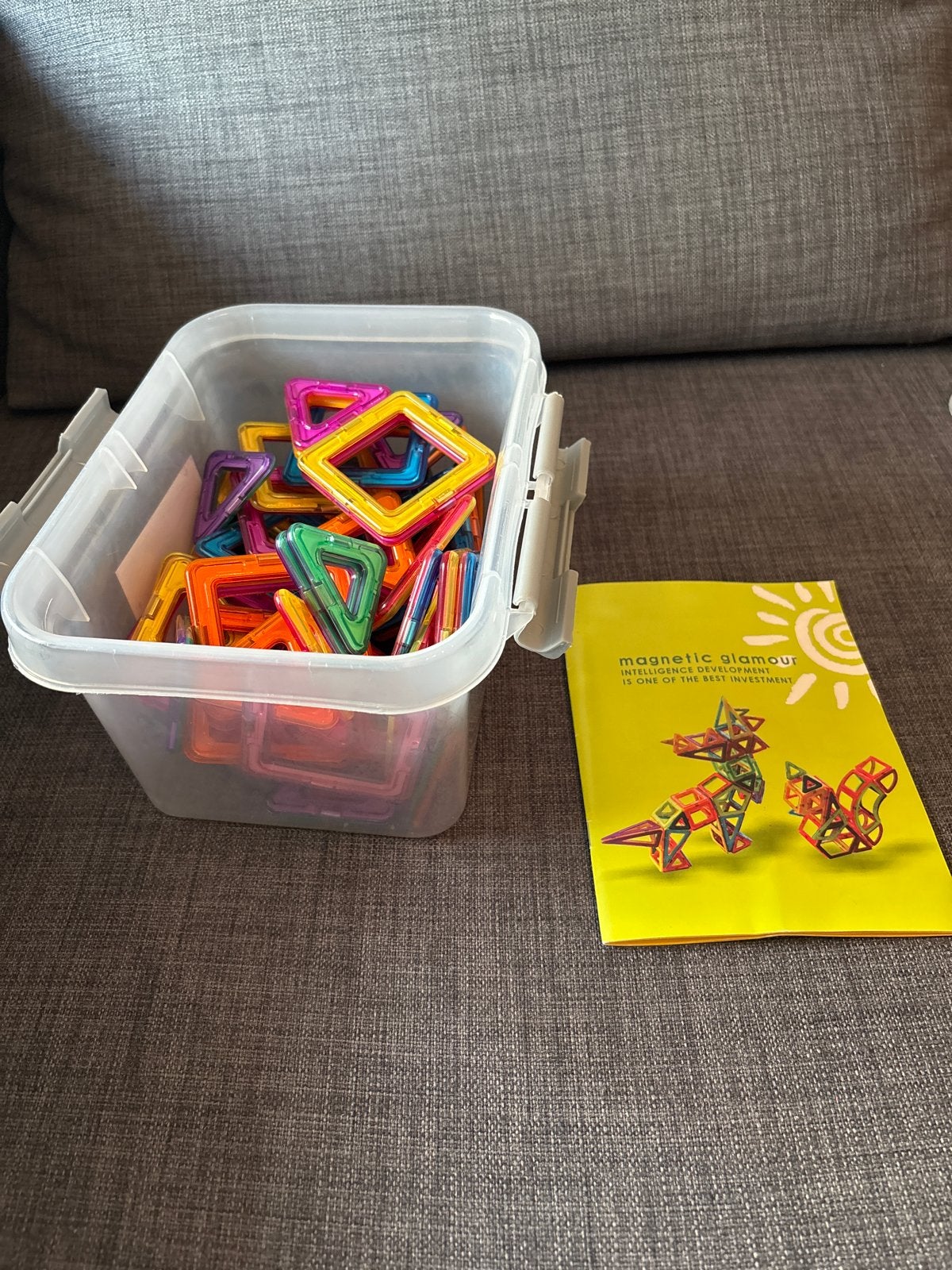 Magnetic Glamour magnetische bouwstenen, Kinderen en Baby's, Ophalen of Verzenden, Gebruikt, Bouwen