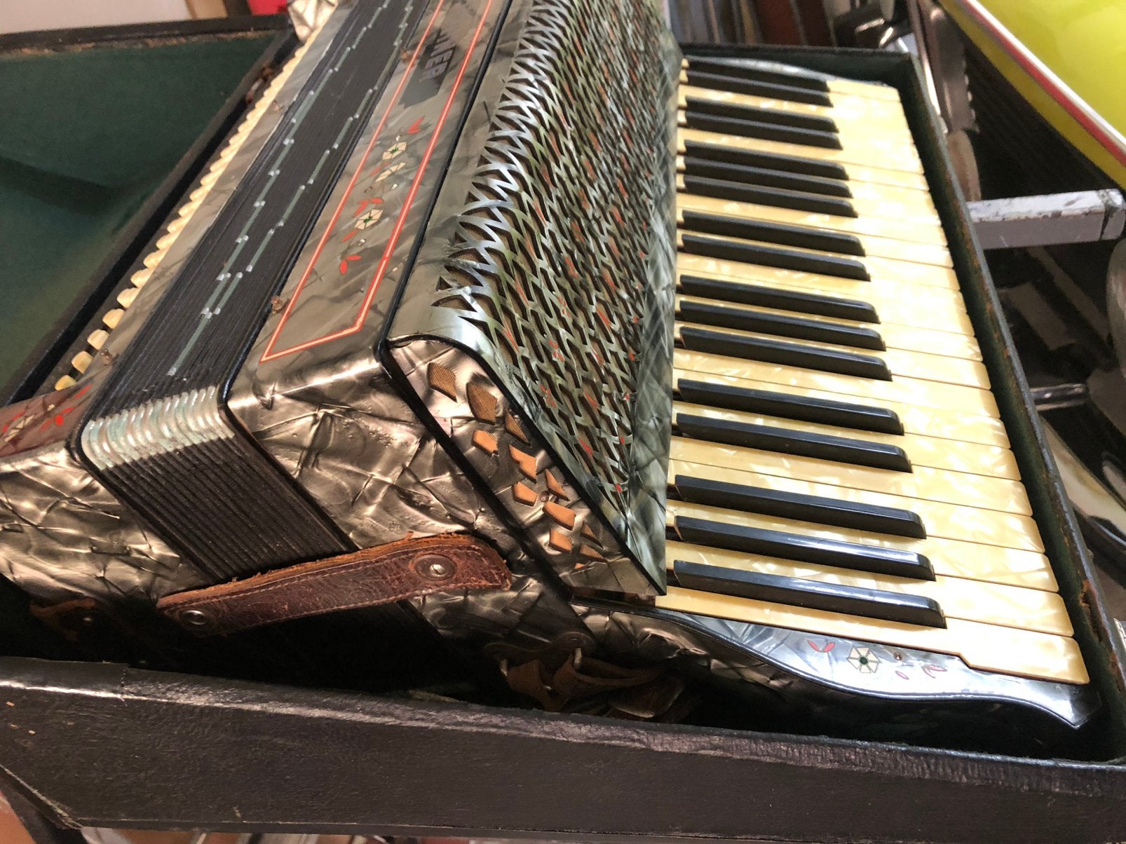Accordeon, Muziek en Instrumenten, Accordeons, Ophalen of Verzenden, Gebruikt, Hohner, Met koffer
