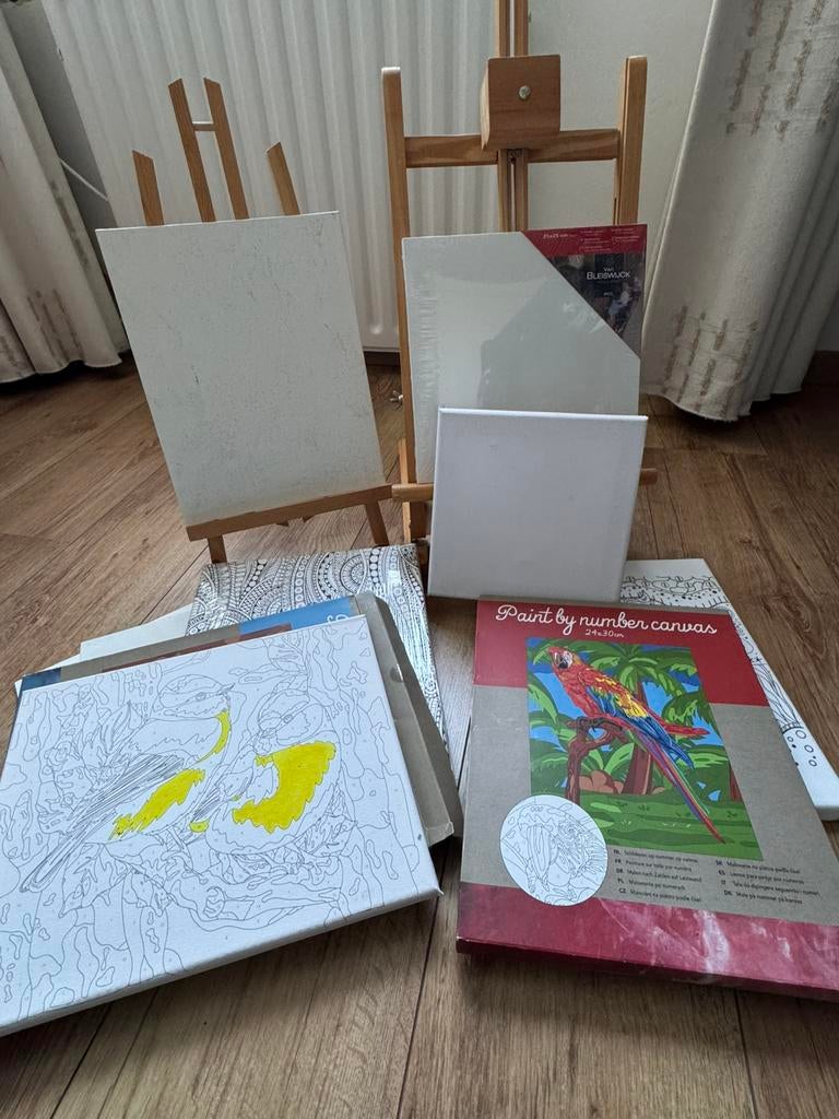 Schilderspullen !, Hobby en Vrije tijd, Schilderen, Ophalen, Zo goed als nieuw, Ezel